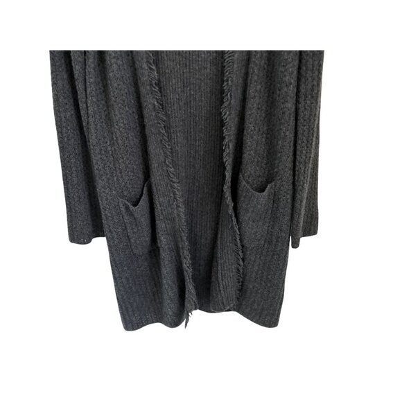 The Cashmere Project Cashmere Cardigan With Fringe Detail & Pockets - Picture 5 of 9